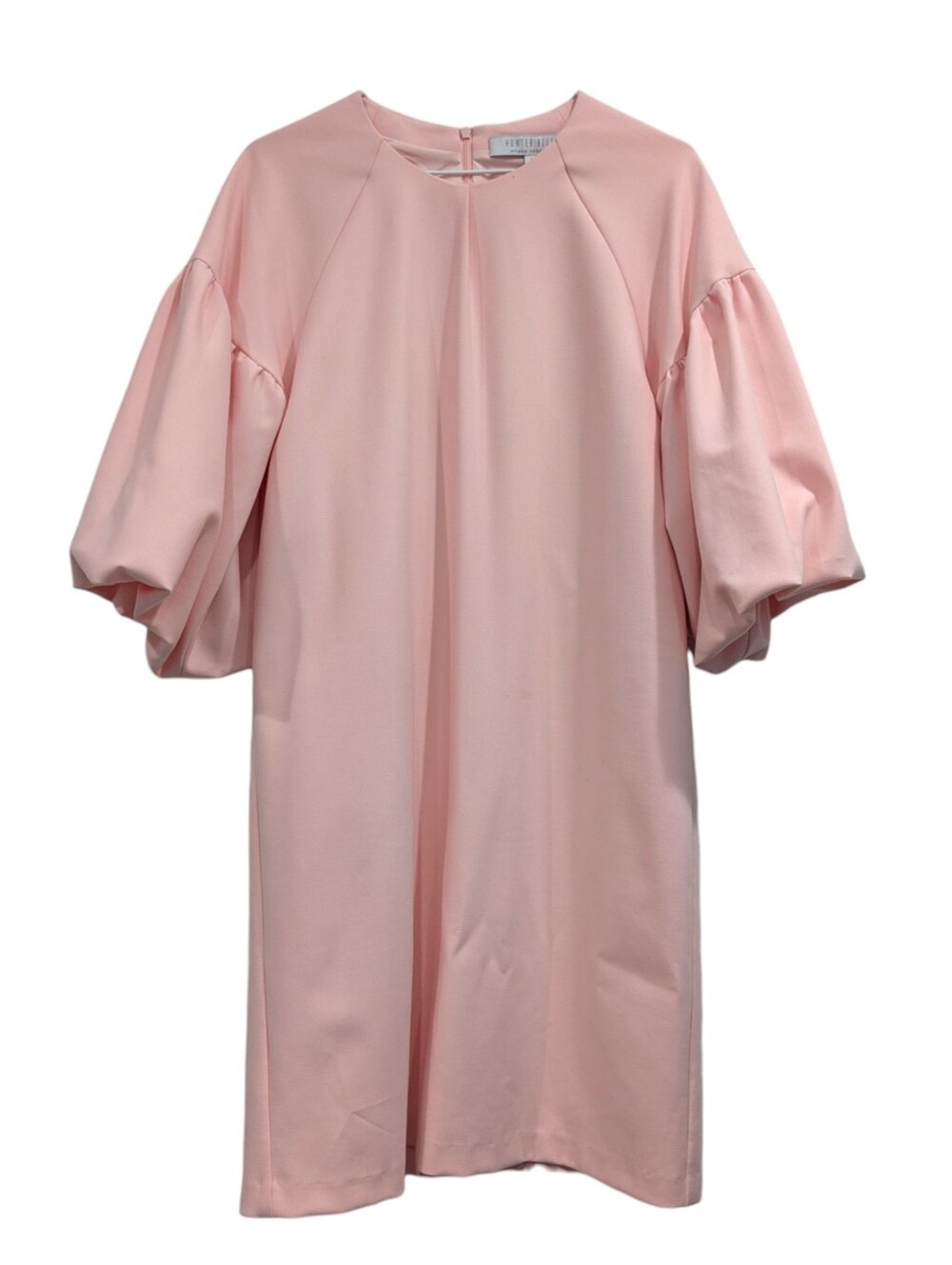 Hunter Bell Pink Puff Sleeve Shift Cotton Mini Dress Size 2